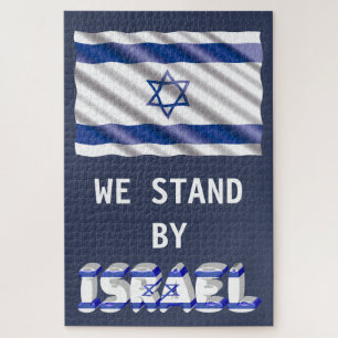 Israel-Flagge Patriotisch Wir stehen hinter Israel