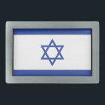 Israel-Flagge Rechteckige Gürtelschnalle<br><div class="desc">Gürtelschnalle</div>