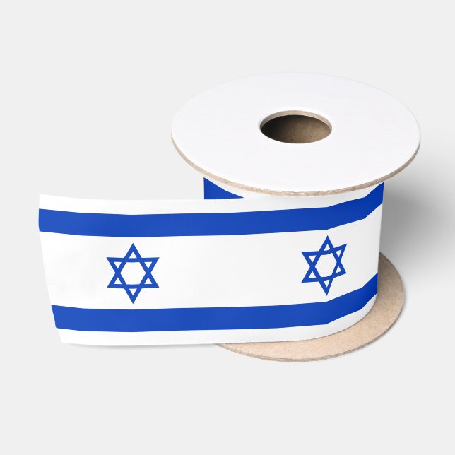 Israel-Flagge Satinband (Spule)