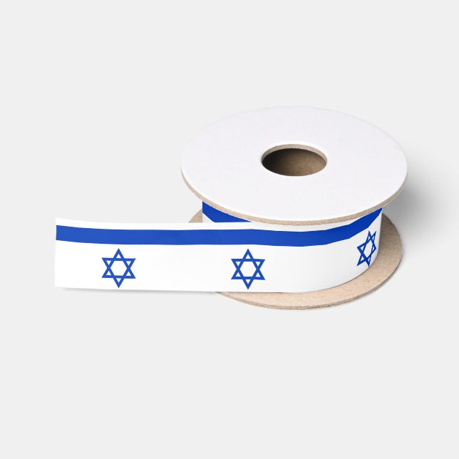 Israel-Flagge Satinband (Spule)