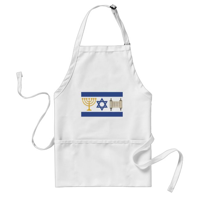 Israel-Flagge Schürze (Vorne)