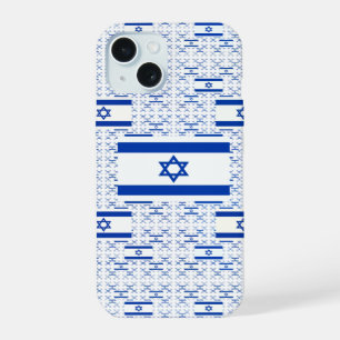 Israel-Flagge - Stern Davids - in Schichten iPhone 15 Hülle