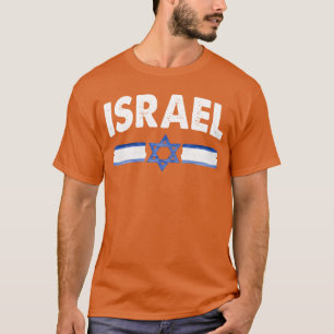 Israel-Flagge Stern Davids Mädchen T-Shirt