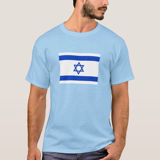 Israel-Flagge T-Shirt (Vorderseite)
