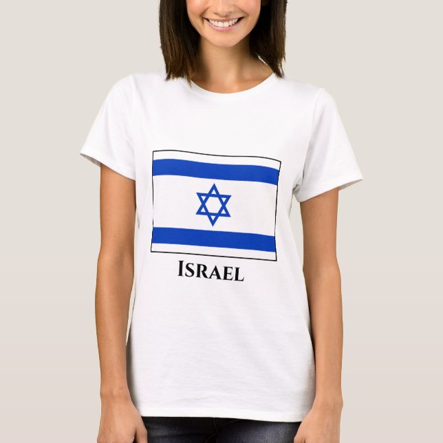Israel-Flagge T-Shirt (Vorderseite)
