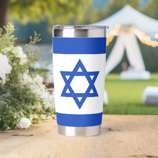 Israel-Flagge Thermobecher
