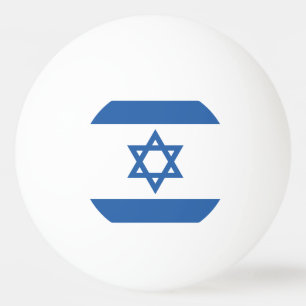 Israel-Flagge Tischtennisball