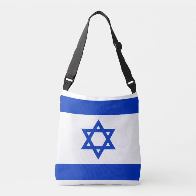 Israel-Flagge Tragetaschen Mit Langen Trägern (Vorderseite)