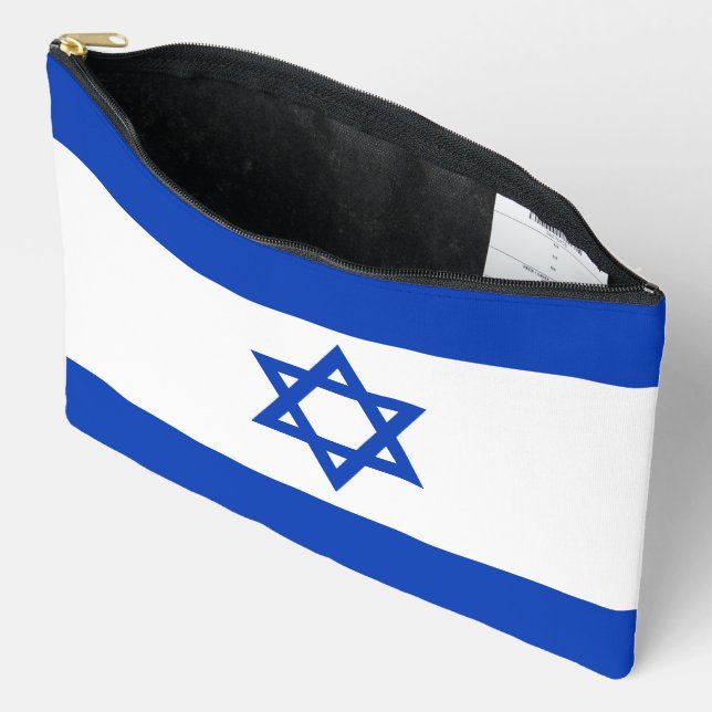 Israel-Flagge Zubehörtasche (Offen)