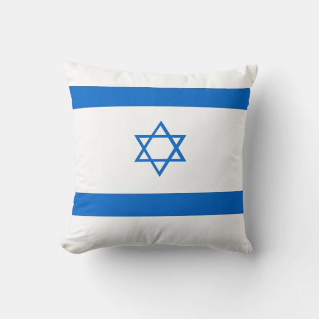 Israel-Flaggen-Kissen Kissen (Vorderseite)