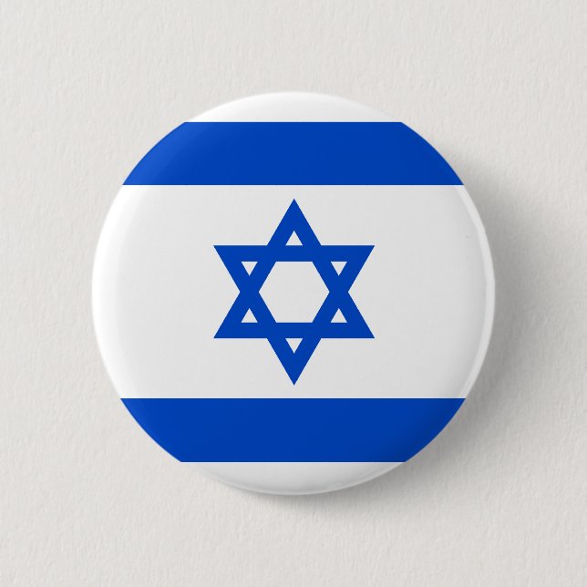 Israel-Flaggen-Knopf Button (Vorderseite)
