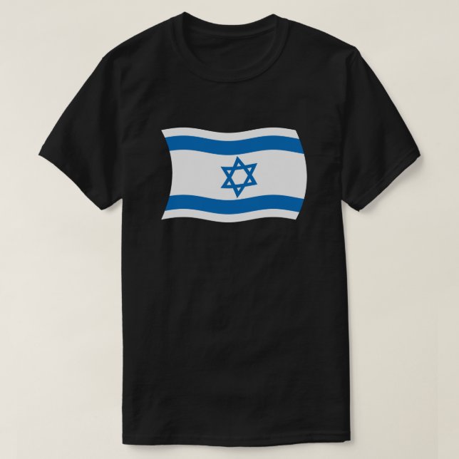 Israel-Flaggen-Shirt T-Shirt (Design vorne)