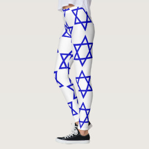 Israel-Flaggenmuster Leggings