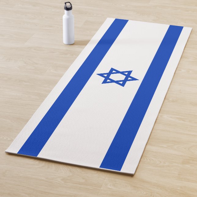 Israel flaggt blau-weiß modern yogamatte (Beispiel)