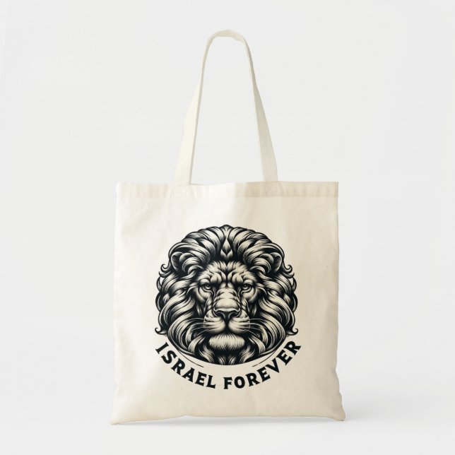 Israel Forever. Lion of Judea.  Tote Bag (Devant)
