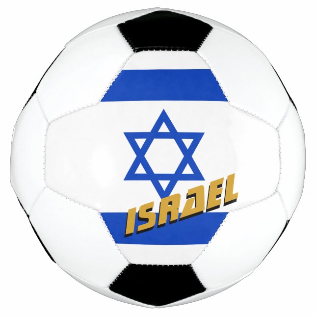 Israel Fußball und israelische Flagge / Sport (Vorderseite)