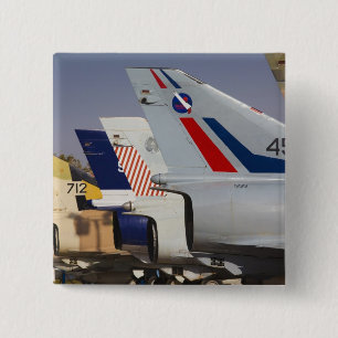 Israel-gebauter Kfir-Kampfflugzeug Button