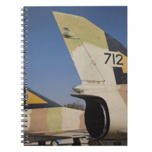 Israel-gebauter Kfir-Kampfflugzeug Notizblock