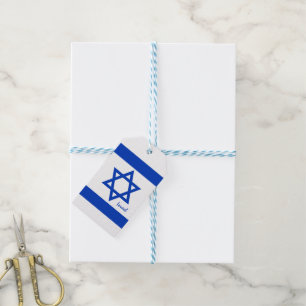 Israel-Geschenk-Tag, israelische Fahnen-Patrioten Geschenkanhänger