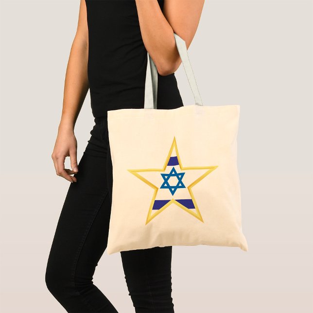Israel Gold Star Tragetasche (Von Creator hochgeladen)
