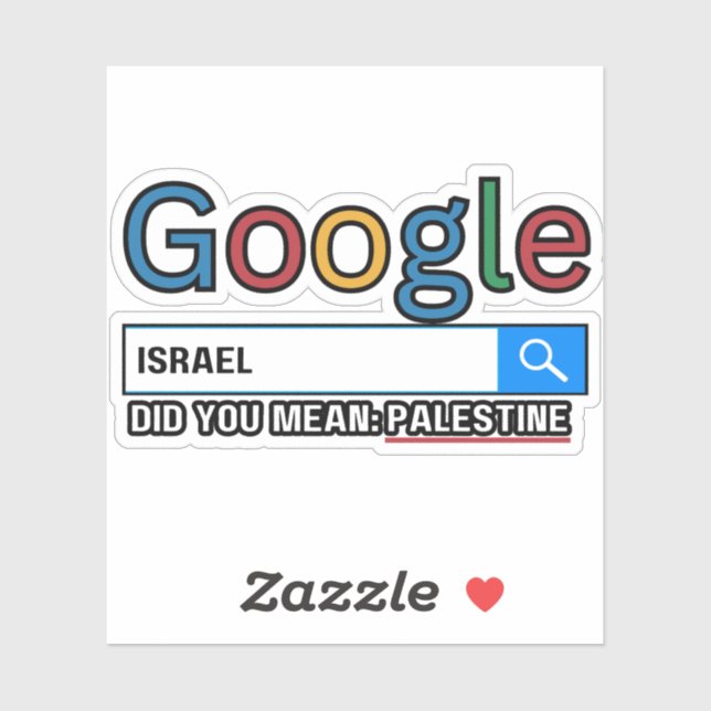 Israel hat Sie gemein Palästina-Forschung graghic  Aufkleber (Blatt)