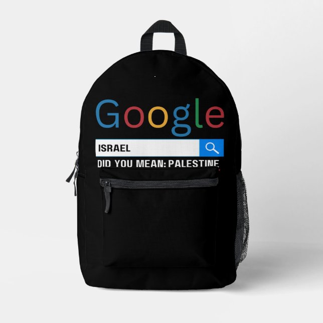 Israel hat Sie gemein Palästina-Forschung graghic  Bedruckter Rucksack (Vorderseite)
