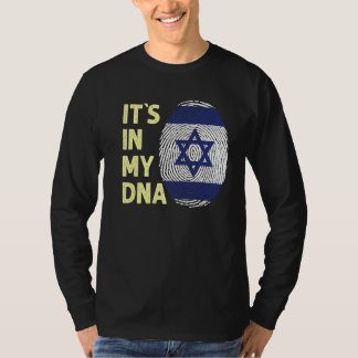 Israel in meinem DNA-israelischen Flaggenteam Isra T-Shirt