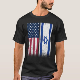 Israel Israel American Flags Proof USA Israel T-Shirt