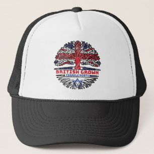 Israel Israel Vereinigtes Königreich British Tree Truckerkappe