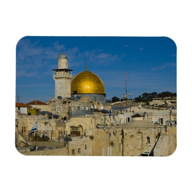 Israel, Jerusalem, Kuppel des Felsens Magnet (Horizontal)