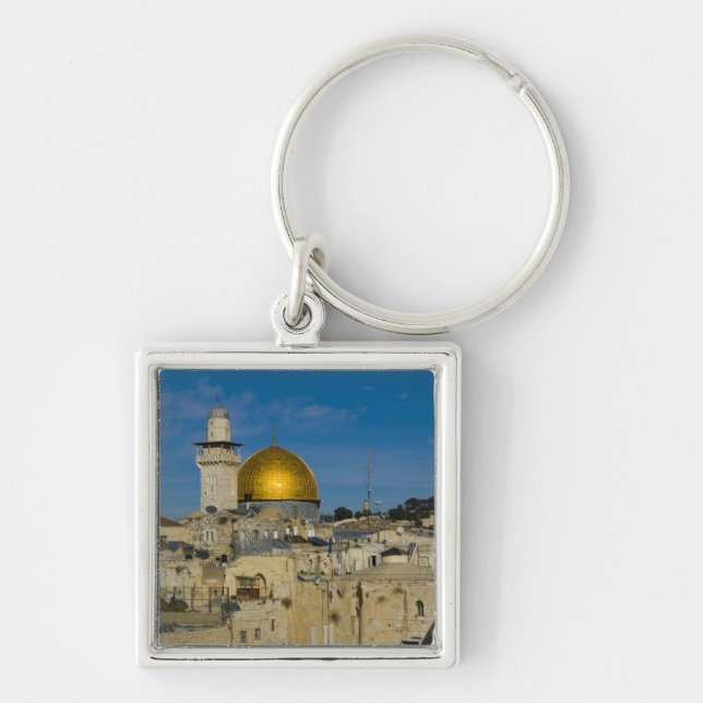 Israel, Jerusalem, Kuppel des Felsens Schlüsselanhänger (Vorne)