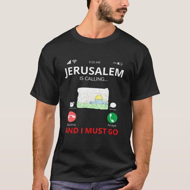 Israel Jerusalem T-Shirt (Vorderseite)