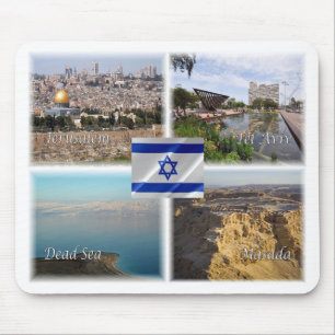 Israel Jerusalem Tel Aviv Mousepad