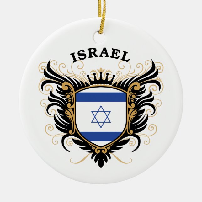 Israel Keramik Ornament (Vorne)