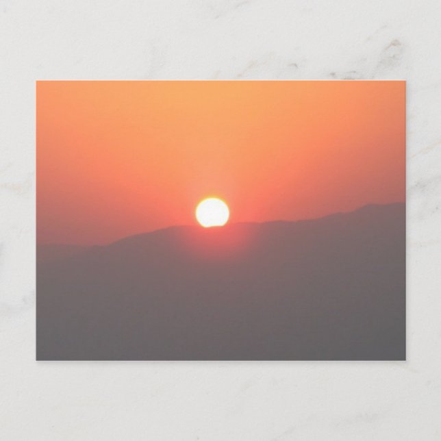 Israel Masada Sunrise Postcard - Maßgeschneiderte Postkarte (Vorderseite)