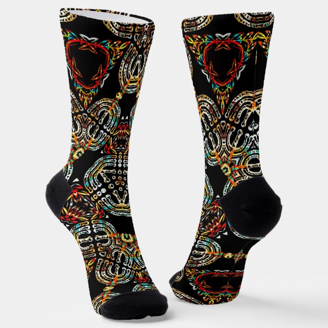 israel Menora  Socken (Gewinkelt)