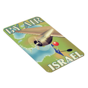 Israel Mit dem Reiseplakat "Luft" Magnet