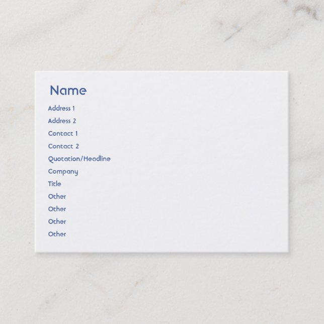 Israel - mollig visitenkarte (Vorderseite)