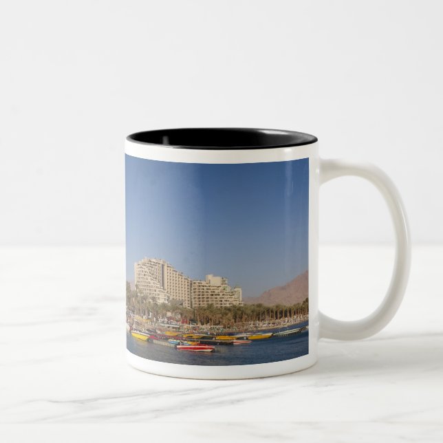 Israel, Negev, Eilat, Rotes Meer Zweifarbige Tasse (Rechts)