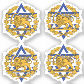 Israel Persischer Löwe Aufkleber