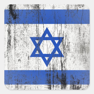 Israel Quadratischer Aufkleber