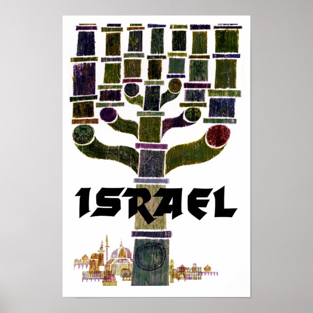 Israel Reiseplakat Poster (Vorne)