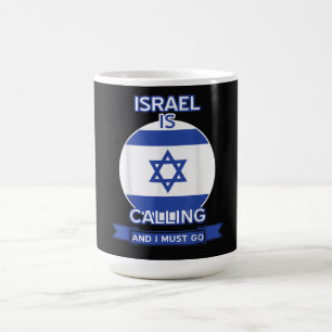 Israel ruft und ich muss gehen kaffeetasse