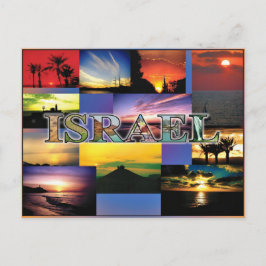 israel Sonnenuntergang Postkarte