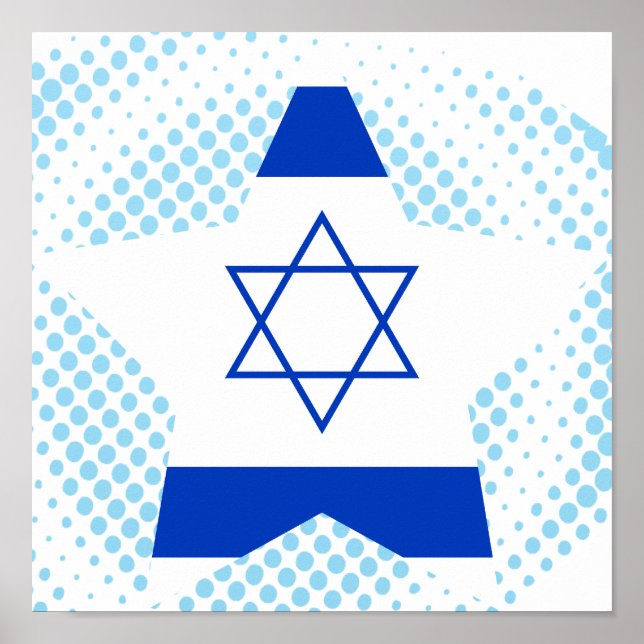 Israel Star Poster (Vorne)