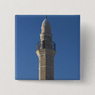 Israel, Tel Aviv, Jaffa, Moschee Minarett Button