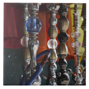 Israel, Tel Aviv, Jaffa, Shisha-Wasserpfeifen Fliese