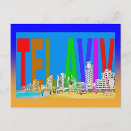 Israel Tel Aviv Postkarte