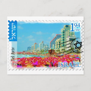 Israel Tel Aviv Postkarte