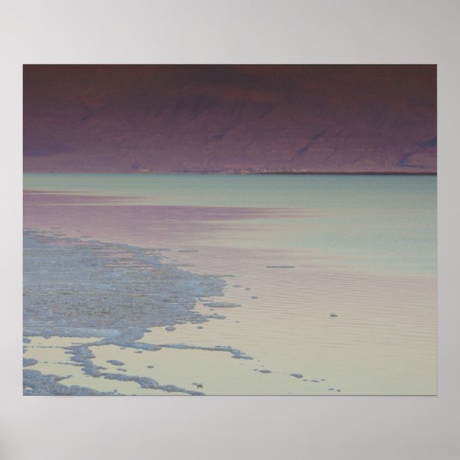 Israel, Totes Meer, Ein Bokek, Totes Meer, Dämmeru Poster (Vorne)